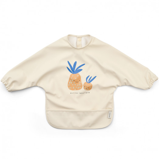 Bavoir à manches plastifié Merle - Pineapple Sandy