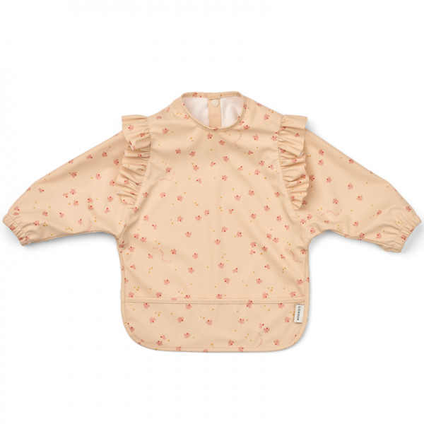 Bavoir à volants à manches Ruffle Merle - Mini butterfly Apple blossom