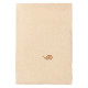 Couverture d'hiver Brodée L1N0 en lin français - Sand