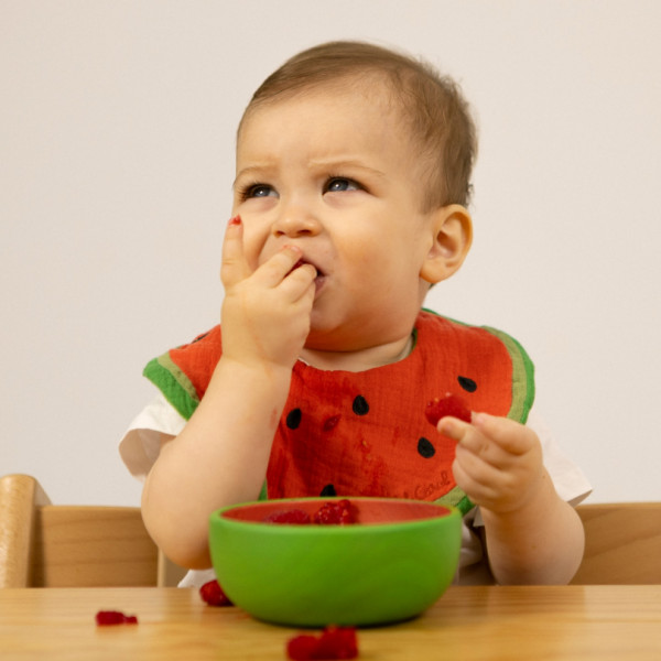 Coffret repas en bois hévéa - Wally la pastèque