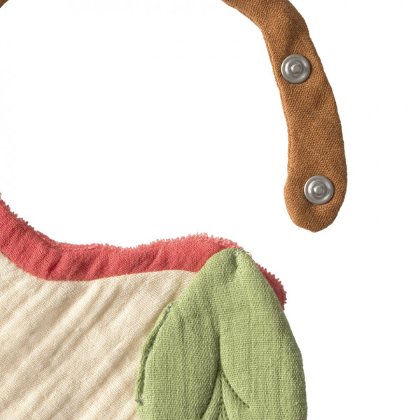 Bavoir en coton bio - Pepa la pomme