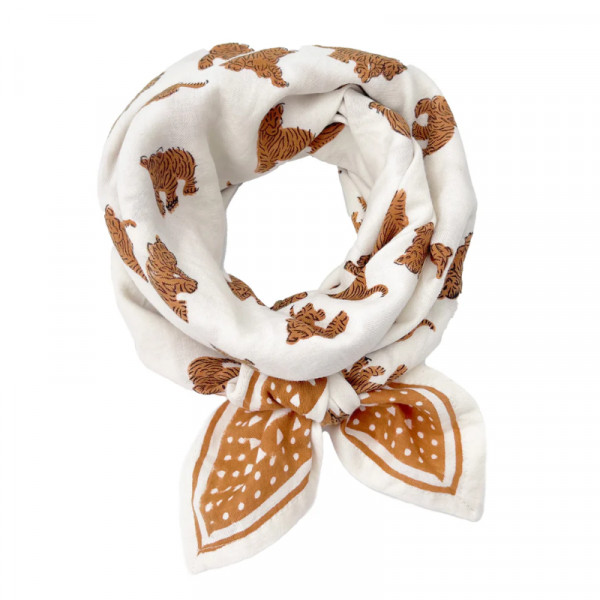Foulard OSCAR adulte - Tigre milk
