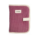 Protège carnet de santé EDGAR - Velours rose nude