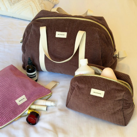 Sac à langer JOSEPH - Velours chocolat