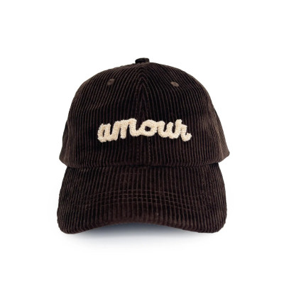 Casquette velours COLETTE - Amour