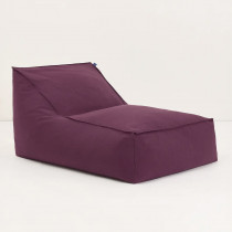Pouf long adulte Lucky - Prune