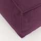 Pouf long adulte Lucky - Prune