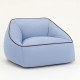 Pouf fauteuil adulte Arnold - Baltic blue