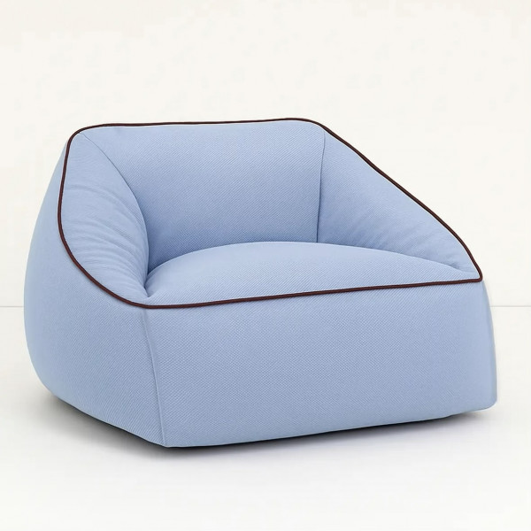 Pouf fauteuil adulte Arnold - Baltic blue
