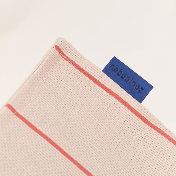 Pouf long Vibes - Rose et rouge