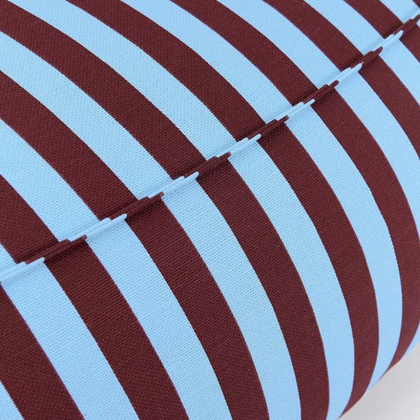 Pouf fauteuil adulte Ziggy - Bleu et bordeaux