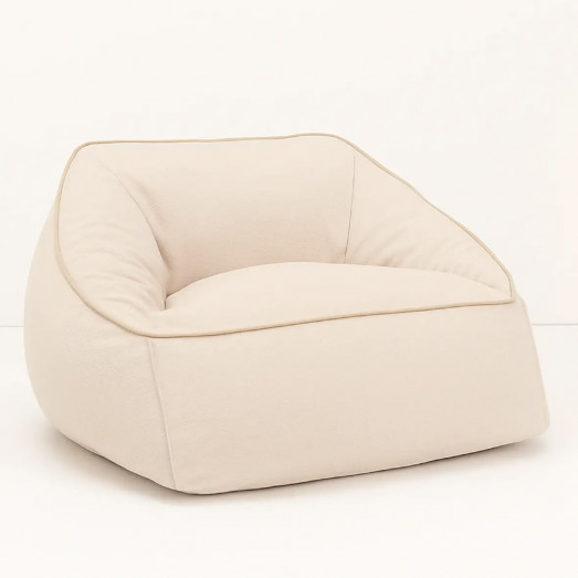 Pouf fauteuil adulte Arnold - Natural