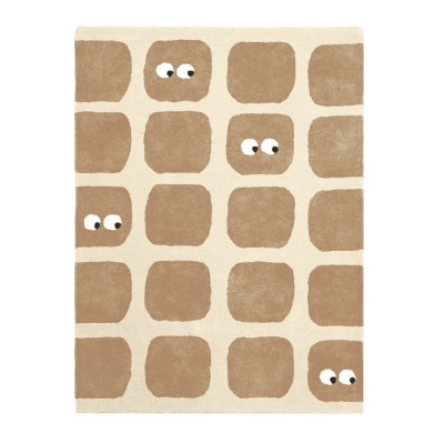 Tapis tufté coton bio - Bidules moka