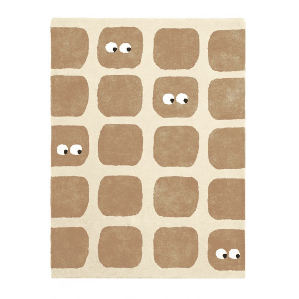 Tapis tufté coton bio - Bidules moka