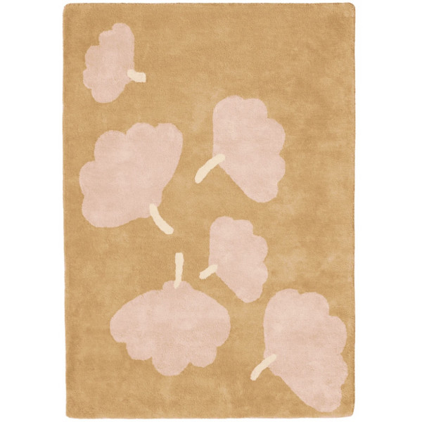 Tapis tufté coton bio - Ginko moka