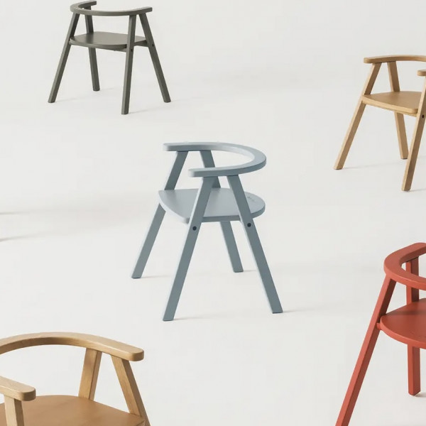 Chaise enfant Growing green - Baltic blue