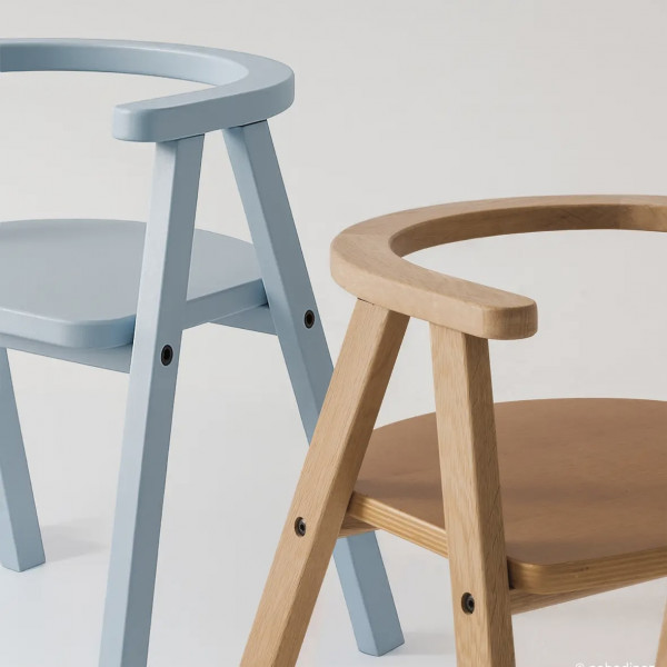 Chaise enfant Growing green - Baltic blue