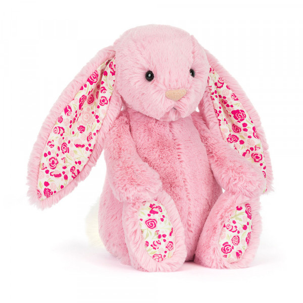 Peluche lapin Luxe - Blushkin Blossom