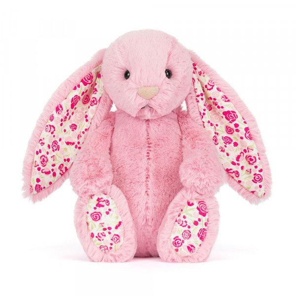 Peluche lapin Luxe - Blushkin Blossom