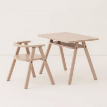 Ensemble bureau et chaise enfant Growing green - Blush