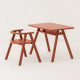 Ensemble bureau et chaise enfant Growing green - Red