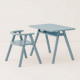 Ensemble bureau et chaise enfant Growing green - Baltic blue