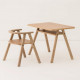 Ensemble bureau et chaise enfant Growing green - Oak wood