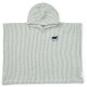 Poncho Paco - Broderie baleine Stripes peppermint