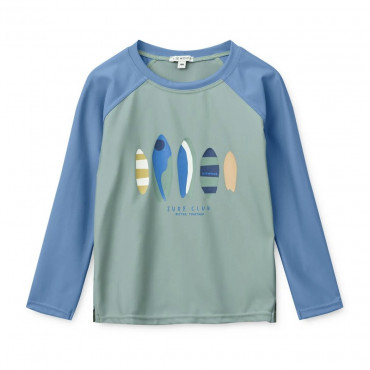 T- shirt de bain anti-UV Noah - Boards light peppermint