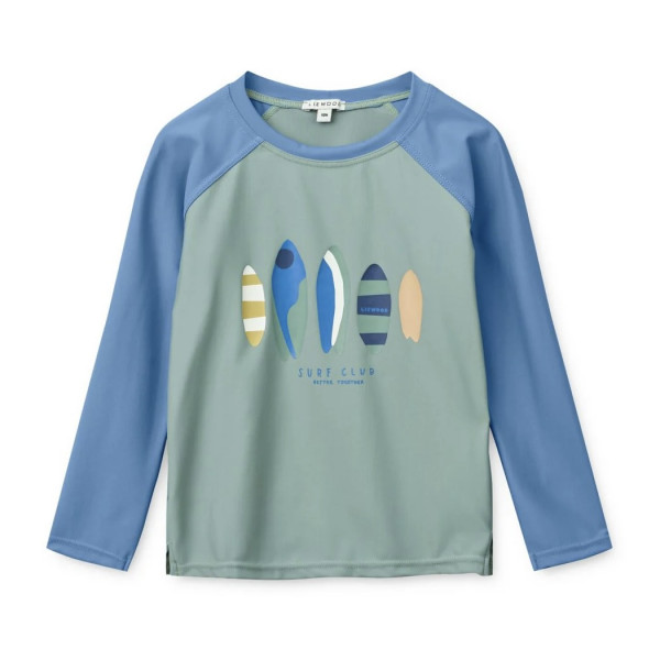 T- shirt de bain anti-UV Noah - Boards light peppermint