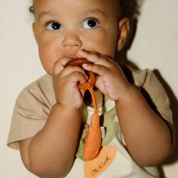 Attache tétine - Cathy la carotte