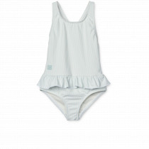 Maillot de bain Amara - Stripe Pure sky creme de la creme