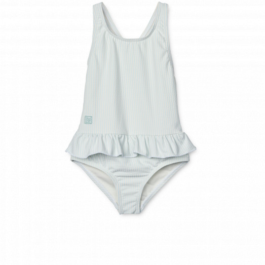 Maillot de bain Amara - Stripe Pure sky crème de la crème