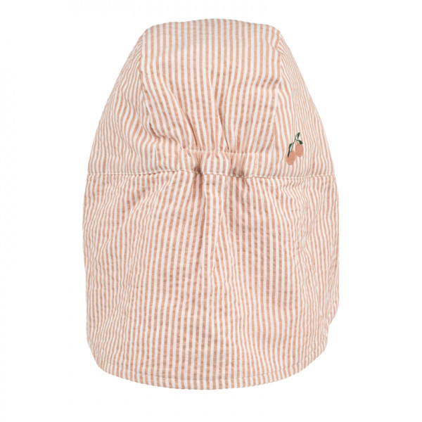 Chapeau de soleil Cecilia - Stripe pale tuscany creme de la creme