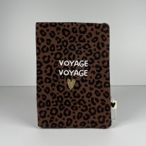 Protège passeport Léopard marron - Voyage voyage