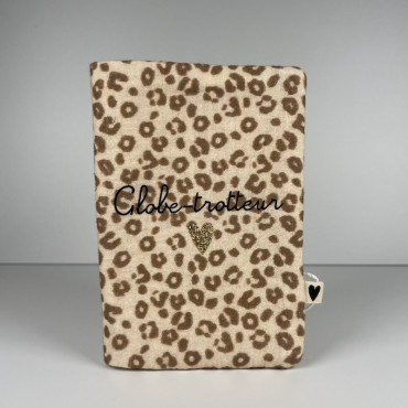 Protège passeport Léopard - Globe trotteur