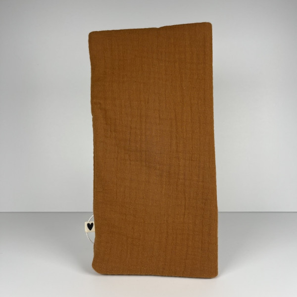 Protège livret de famille Caramel