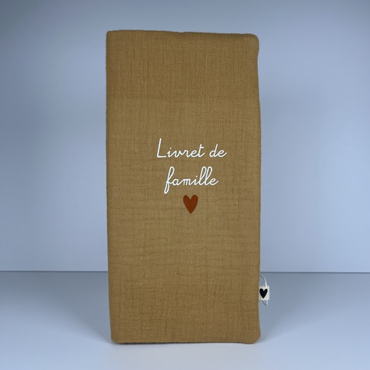 Protège livret de famille Camel