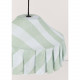 Abat-jour Nicole 50 cm - Green diagonal stripes
