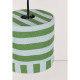 Abat-jour Linda 20 cm - Green blue stripes