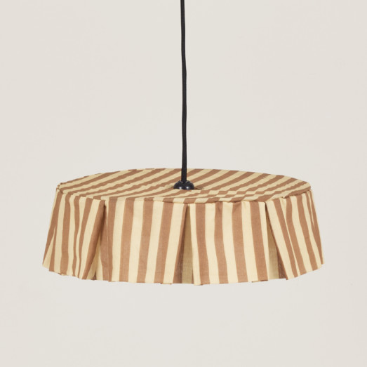 Abat-jour Vibes 40 cm - Brown stripes