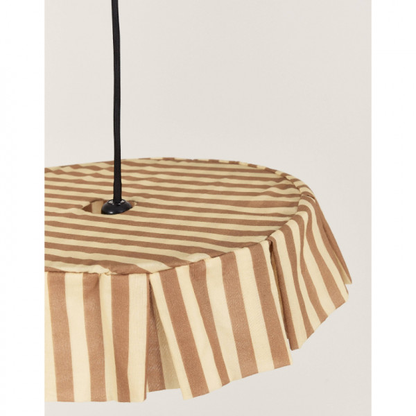Abat-jour Vibes 40 cm - Brown stripes