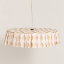 Abat-jour Vibes 50 cm - Mustard lilac harlequin