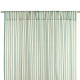 Rideau en voile de coton Wendy - Turquoise stripes