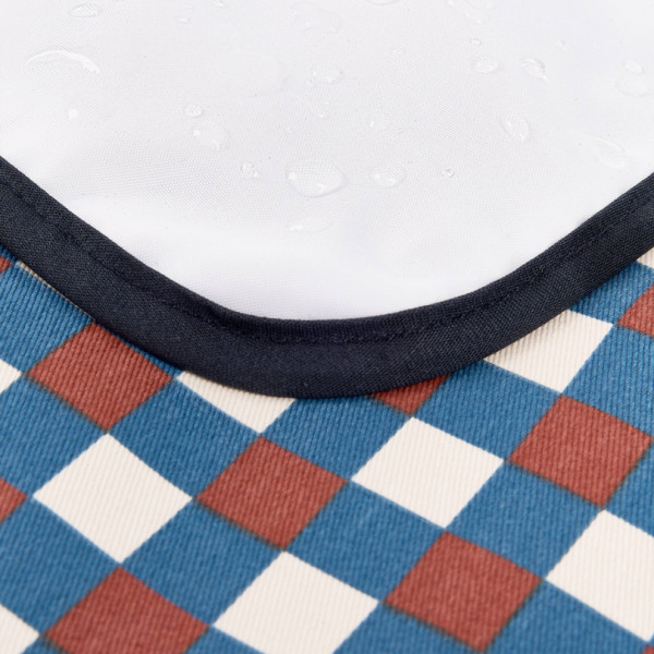 Matelas à langer waterproof Hyde park - Blue red mosaic