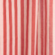 Rideau en voile de coton Wendy - Red stripes