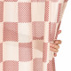 Rideau en voile de coton Wendy - Burnt red checks