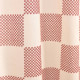 Rideau en voile de coton Wendy - Burnt red checks