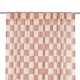 Rideau en voile de coton Wendy - Burnt red checks