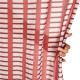 Rideau en voile de coton Wendy - Red brown mosaic